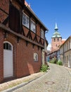 Germany, Lueneburg, lane Royalty Free Stock Photo