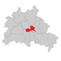 Germany - Map of Berlin - High Detailed