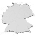 Germany map with states