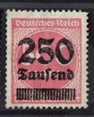 1923 Germany 500 mark OVP 250 Tausend MNH Stamp Royalty Free Stock Photo