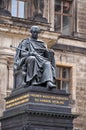 Germany. Monument Friedrich August in Dresden. 16 June 2016.