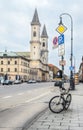 Germany, Munich. Church Ludwigskirche.