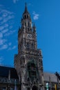 08/06/2021 Germany Munich: Pictures of the new town hall of the city of Munich