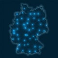 Germany network map.