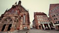Germany Nuremberg Church of Sebald along Rhine river and Danube river
