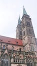 Germany Nuremberg Church of Sebald along Rhine river and Danube river