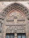 Germany Nuremberg Church of Sebald along Rhine river and Danube river