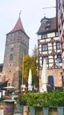Germany Nuremberg imperial castle along Rhine river and Danube river