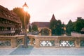 Germany, Nuremberg, Max Bridge Royalty Free Stock Photo