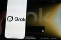Germany - October 22,2025: Grok App on phone Royalty Free Stock Photo