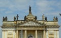 Germany, Potsdam, Bundesstrasse, the portico and the roof of the Garrison Church Royalty Free Stock Photo