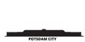 Germany, Potsdam City city skyline isolated vector illustration. Germany, Potsdam City travel black cityscape