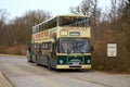 Germany. Potsdam. Double-decker bus of the city. February 18, 2018