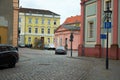 Germany. Potsdam. Houses and streets of Potsdam. February 18, 2018