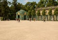 Germany-Potsdam,May 2016.Fragment of the courtyard in front of t