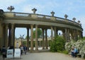 Germany, Potsdam, Park Sanssouci, colonade of the Sanssouci Palace