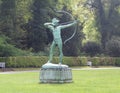 Germany, Potsdam, Sanssouci Park, sculpture Of Archer