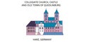 Germany, Quedlinburg tourism landmarks, vector city travel illustration