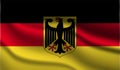 Germany Realistic Modern Flag Design
