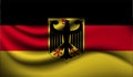 Germany Realistic waving Flag Design