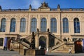 Germany: The restored transport-museum in Dresden at Neumarkt-Place