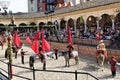 Germany, Rust - May 2023 - Amazing spectacle in the area of Spain in the Europa Park