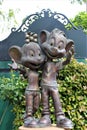 Germany, Rust - May 2023 - Ed Euromaus , the mascot of the Europa Park