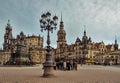 City of Dresden. Saxony. Germany. Center of the old city.