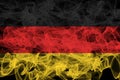 Germany Smoke Flag on Black Background, Germany flag