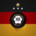 Germany soccer flag