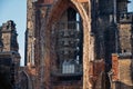 Germany. St. Nicholas Church in Hamburg. February 13, 2018 Royalty Free Stock Photo