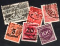 Germany stamps Royalty Free Stock Photo