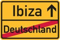 From Germany to Ibiza with german sign