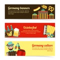 Germany travel banner set