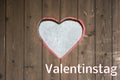 Germany Valentinstag Wooden Heart Template