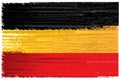 Germany vector grunge flag isolated on white background. Abstract flag. Royalty Free Stock Photo