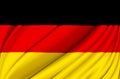 Germany waving flag illustration.