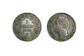 Germany Wurttemberg silver coin 1 gulden 1845, head of William I, denomination, date within oak wreath