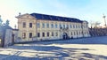 Germany Wurzburg old town, houses, street, infrastructures, buildings along Rhine river Royalty Free Stock Photo