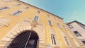 Germany Wurzburg old town, houses, street, infrastructures, buildings along Rhine river Royalty Free Stock Photo