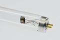 Germicide light fluorescent tube with connectors