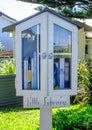 Little library for giving away and swapping free books, built and managed by