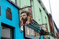 Gerry Adams on a Cafe, Belfast, Northern Ireland Royalty Free Stock Photo