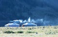 Gers in Mongolia Royalty Free Stock Photo