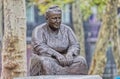 Gertrude Stein sculpture in Bryant Park, New York Royalty Free Stock Photo