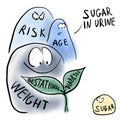 Gestational diabete and risk factors