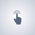 Gesture double click, vector best flat icon