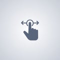 Gesture slide , vector best flat icon
