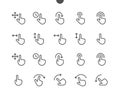 Gesture View Outlined Pixel Perfect Well-crafted Vector Thin Line Icons