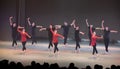 Gestures 4-Adjustment of basic skills -A dance training class